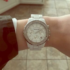 White Michael Kota Watch
